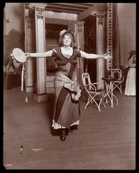 Amelia Summerville in costume as the 